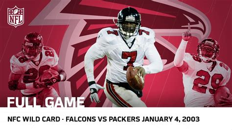 2002 nfc wild card game packers falcons|Michael Vick's Historic Upset .